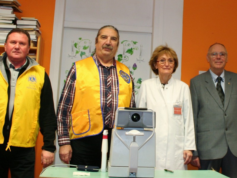 Munkában a Savaria Lions Csapat.